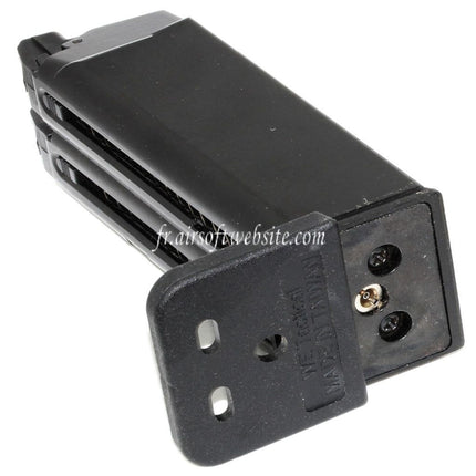 WE (WE-TECH) 40 Billes Gaz Chargeur Convient pour WE G19 Double Canon Série GBB Pistolet Airsoft Noir