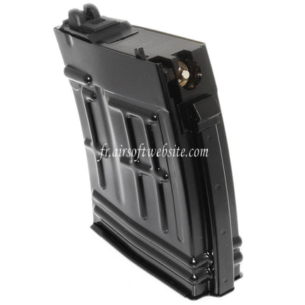 WE (WE-TECH) 21 Billes Gaz Chargeur Convient pour WE ACE VD SVD Série GBB Fusil Airsoft Noir
