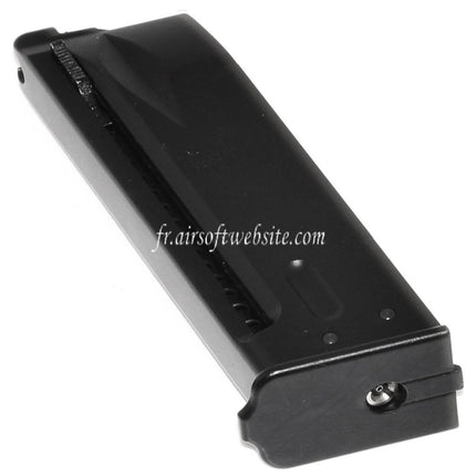 WE (WE-TECH) 20 Billes Gaz Chargeur Convient pour WE BROWNING Hi-Power MK3 Série GBB Pistolet Airsoft