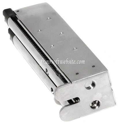 WE (WE-TECH) 32 Billes Double Canon Gaz Chargeur Convient pour AW MX Série / WE Double Canon 1911 Série GBB Pistolet Airsoft