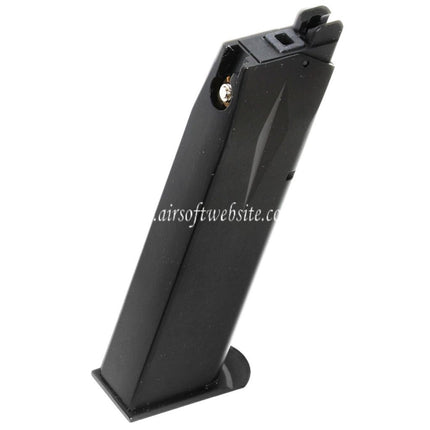 WE (WE-TECH) 26 Billes Gaz Chargeur Convient pour Cybergun Swiss Arms P226 WE F226 E2 Série GBB Pistolet Airsoft Noir