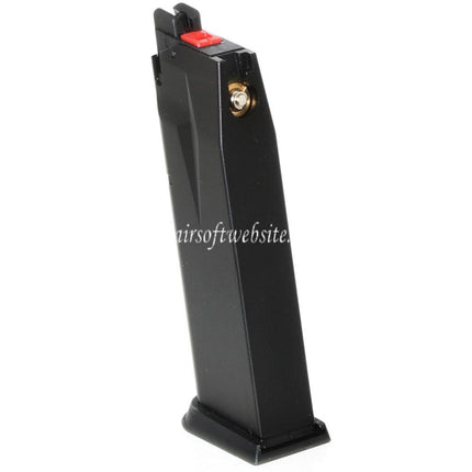 Cybergun Swiss Arms 20 Billes Gaz Chargeur Convient pour WE F228 F229 Swiss Arms P229 Série GBB Pistolet Airsoft Noir