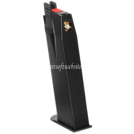 Cybergun Swiss Arms 22 Billes Gaz Chargeur Convient pour WE F226 Swiss Arms P226 Série GBB Pistolet Airsoft Noir
