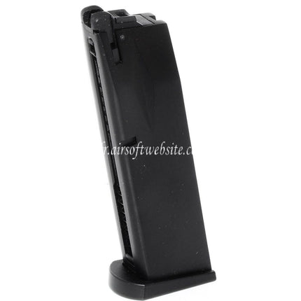 WE (WE-TECH) 26 Rounds Co2 Magazine Suitable for AW MB Series / KJW / Tokyo Marui / WE 902 M9 M92 GBB Airsoft Pistol Black