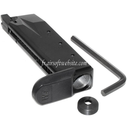 WE (WE-TECH) 23 Billes Co2 Chargeur Convient pour Standard and COMPACT P99 Série GBB Pistolet Airsoft Noir