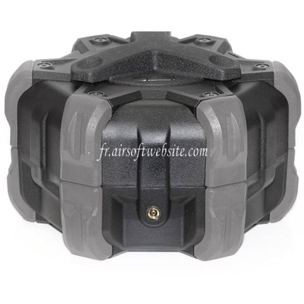 Armorer Works AW Custom 350 Billes Gaz Adaptive Chargeur Tambour Convient pour AW MB Série / KJW / WE (WE-TECH) / Tokyo Marui M9 M92 GBB Pistolet Airsoft