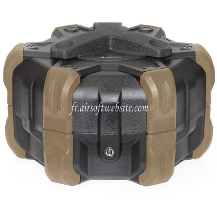 Armorer Works AW Custom 350 Billes Gaz Adaptive Chargeur Tambour Convient pour EMG SAI Red / AW NE Série / WE (WE-TECH) Single Stack 1911 GBB Pistolet Airsoft