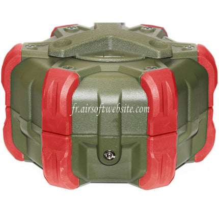 WE (WE-TECH) 350 Billes Gaz Chargeur Tambour Convient pour EMG SAI Red / AW NE Série / WE Single Stack 1911 GBB Pistolet Airsoft