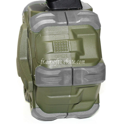 WE (WE-TECH) 350 Billes Gaz Chargeur Tambour Convient pour G17 G18C G-Série GBB Pistolet Airsoft