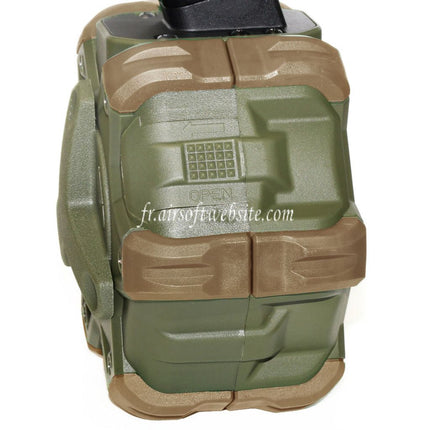 WE (WE-TECH) 350 Billes Gaz Chargeur Tambour Convient pour Hi-Capa GBB Pistolet Airsoft