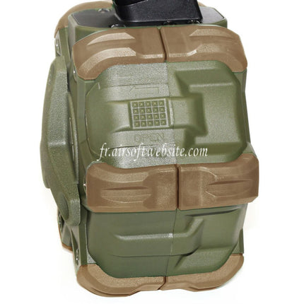 WE (WE-TECH) 350 Billes Gaz Chargeur Tambour Convient pour AW MB Série / KJW / WE / Tokyo Marui M9 M92 GBB Pistolet Airsoft