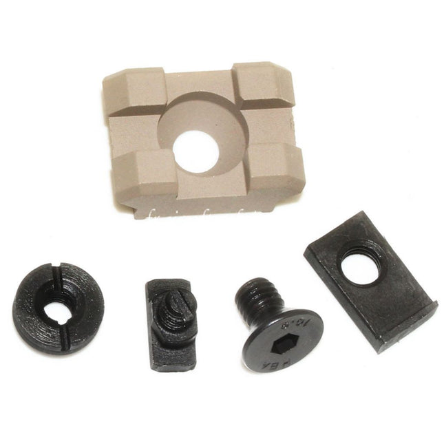 5KU B-2M 1-Slot 20mm Rail Section avec Vis Convient pour M-LOK Montage Système