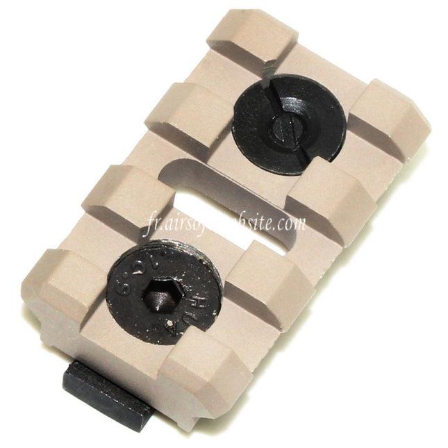 5KU B-2L 3-Slots 20mm Rail Section avec Vis Convient pour M-LOK Montage Système