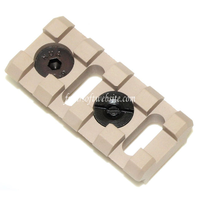 5KU B-2 4-Slots 20mm Rail Section avec Vis Convient pour M-LOK Montage Système