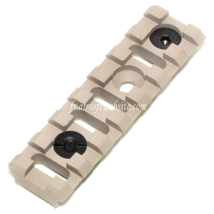 5KU B-2U 7-Slots 20mm Rail Section avec Vis Convient pour M-LOK Montage Système