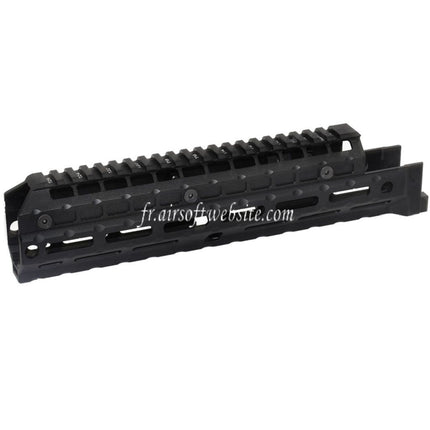 5KU 292mm Extended M-LOK Universal Garde-Main Kit Rail System Convient pour LCT GHK CYMA D-BOYS E&L AK47 AK74 Série Fusil Airsoft Noir