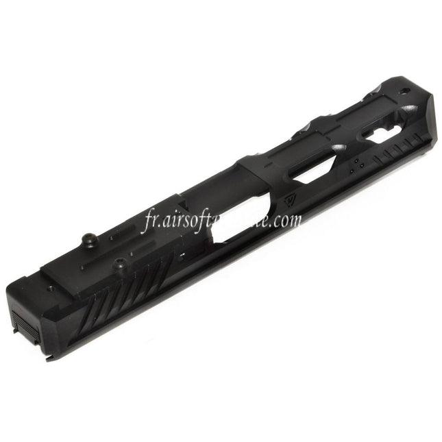 5KU CNC RMR Ready Canon Glissière Set Convient pour Tokyo Marui G17 Série GBB Pistolet Airsoft Noir