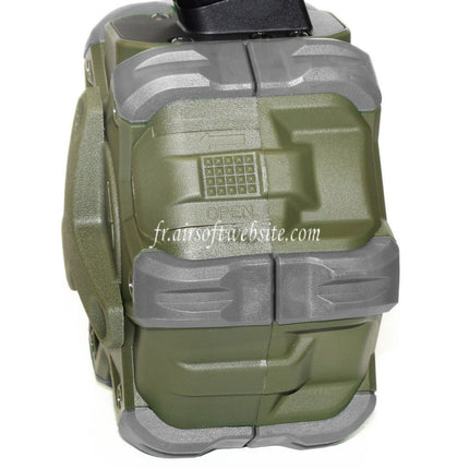 WE (WE-TECH) 350 Billes Gaz Chargeur Tambour Convient pour WE PCC Type 888 888C RARS R5C M4 M16 Série GBB Fusil Airsoft