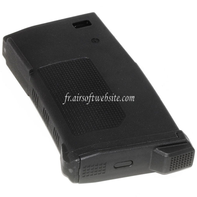 PTS 150 Billes EPM-LR Mid-Cap Enhanced Polymère Chargeur Convient pour A&K G&P SR25/XM110 Série AEG Fusil Airsoft Noir