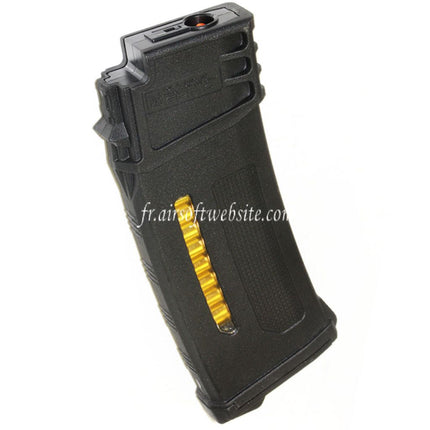 PTS 120 BBs EPM-G Mid-Cap Enhanced Polymer Magazin Passend für G36 Serie AEG Airsoft Gewehr Schwarz