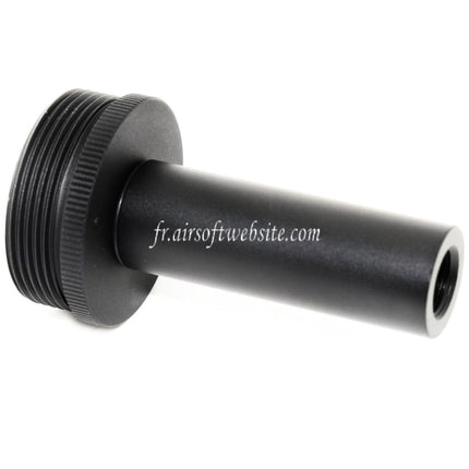 5KU DTK PUTNIK Mock Silencieux Traceur Adaptateur +36mm CW sens horaire Filetage Noir