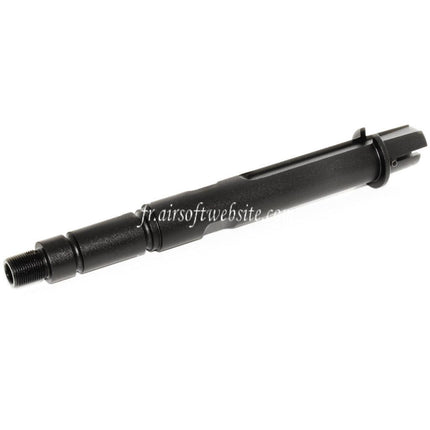 E&C 7,75/8,5 Zoll Aluminium-Außenlauf -14mm CCW gegen den Uhrzeigersinn passend für E&C 416 RAHG Serie AEG Airsoftgewehr Schwarz