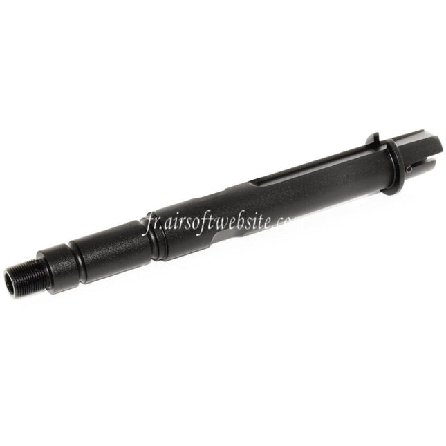 E&C 7.75/8.5 Pouces Aluminium Canon Extérieur -14mm CCW sens antihoraire Convient pour E&C 416 RAHG Série AEG Fusil Airsoft Noir
