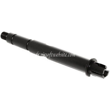 E&C 7,75/8,5 Zoll Aluminium-Außenlauf -14mm CCW gegen den Uhrzeigersinn passend für E&C 416 RAHG Serie AEG Airsoftgewehr Schwarz