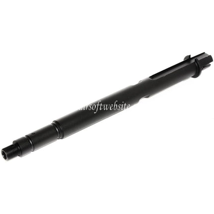 E&C 11/11.75 Zoll Aluminium Außenlauf -14mm CCW Linksgewinde Passend für E&C 416 RAHG Serie AEG Airsoftgewehr Schwarz