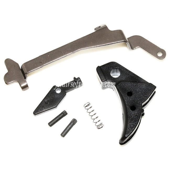 E&C Gâchette Unité Convient pour E&C G17 G19 G19X Série GBB Pistolet Airsoft Noir
