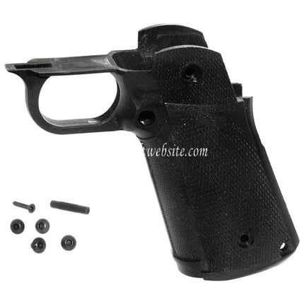 KF Airsoft Polymère Pistolet Poignée Le Châssis Convient pour KJ Works AW WE-TECH Tokyo Marui Hi-Capa Série GBB Pistolet Noir