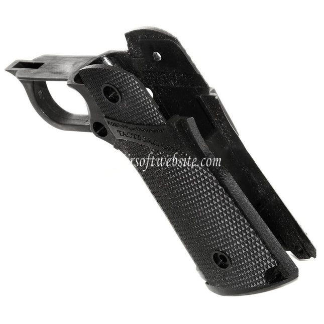 KF Airsoft Polymère Pistolet Poignée Le Châssis Convient pour KJ Works AW WE-TECH Tokyo Marui Hi-Capa Série GBB Pistolet Noir