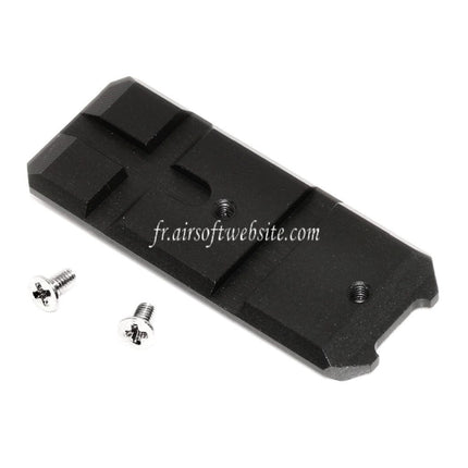 KF Airsoft CNC Aluminum Pistolet Poignée Le Châssis Ensemble Rail Plaque Convient pour Tokyo Marui Hi-Capa Série GBB Pistolet