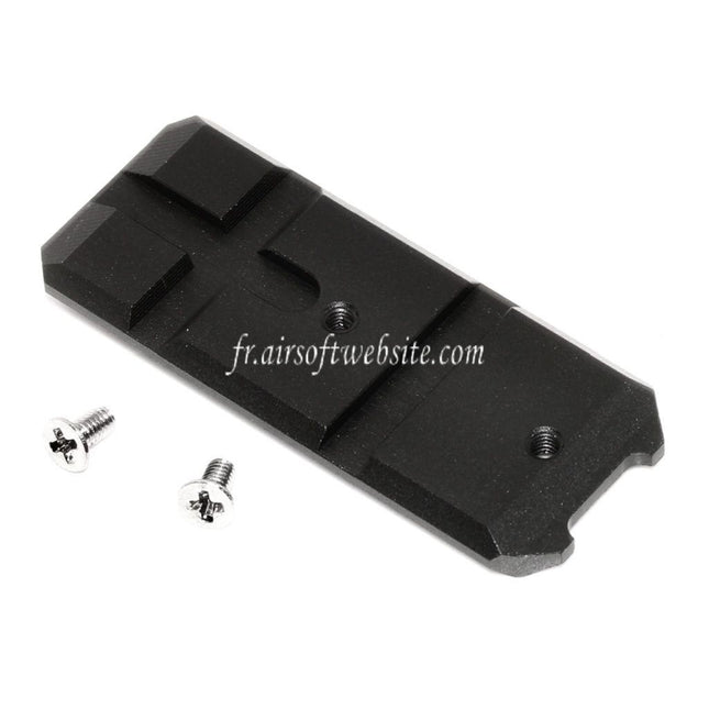 KF Airsoft CNC Aluminum Pistolet Poignée Le Châssis Ensemble Rail Plaque Convient pour Tokyo Marui Hi-Capa Série GBB Pistolet