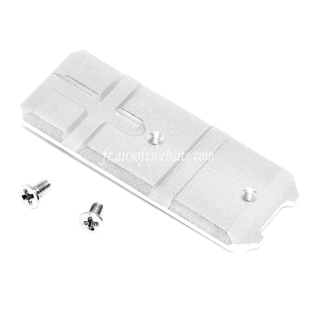 KF Airsoft CNC Aluminum Pistolet Poignée Le Châssis Ensemble Rail Plaque Convient pour Tokyo Marui Hi-Capa Série GBB Pistolet