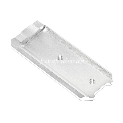 KF Airsoft CNC Aluminum Pistolet Poignée Le Châssis Ensemble Rail Plaque Convient pour Tokyo Marui Hi-Capa Série GBB Pistolet