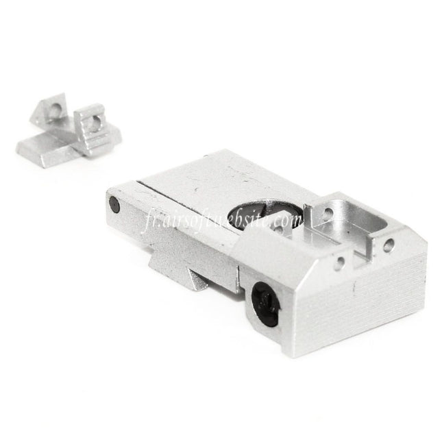 KF Airsoft CNC Acier Guidon Hausse Set Convient pour KJ AW WE Tokyo Marui Hi-Capa Série GBB Pistolet