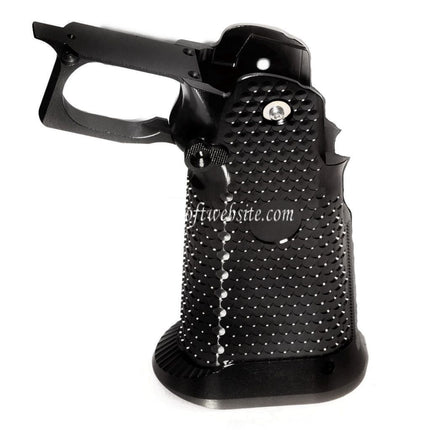 KF Airsoft CNC Aluminum Pistolet Poignée Le Châssis Ensemble Convient pour ARMY ARMAMENT R501 R601 R603 EMG AW WE Tokyo Marui Hi-Capa Série GBB Pistolet
