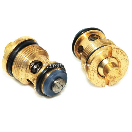 WE (WE-TECH) 2pièces Sortie Vanne Convient pour Armorer Works AW WE G17 M9 XDM P99 CO2 Série GBB Pistolet Airsoft Chargeur