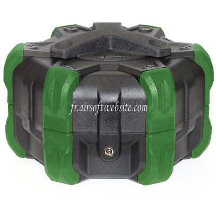 Armorer Works AW Custom 350 Billes Gaz Adaptive Chargeur Tambour Convient pour AW MB Série / KJW / WE (WE-TECH) / Tokyo Marui M9 M92 GBB Pistolet Airsoft