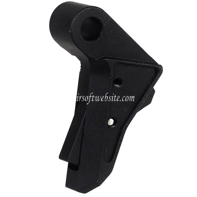 5KU FI Style CNC Aluminium Zero Gâchette Convient pour WE Tokyo Marui G17 G19 G34 Série GBB Pistolet Airsoft