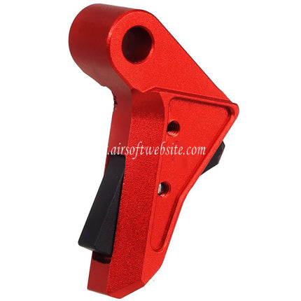 5KU FI Style CNC Aluminium Zero Gâchette Convient pour WE Tokyo Marui G17 G19 G34 Série GBB Pistolet Airsoft