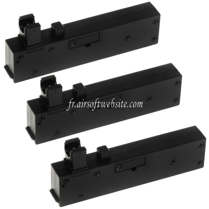 CYMA 3 Pièces 40 Billes Chargeur Convient pour CYMA CM708 Série Sniper Fusil Airsoft Noir