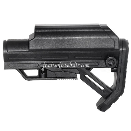 Golden Eagle VIPER Crosse avec Cheek Rest Convient pour M4 M16 Buffer Tube Fusil Airsoft Noir