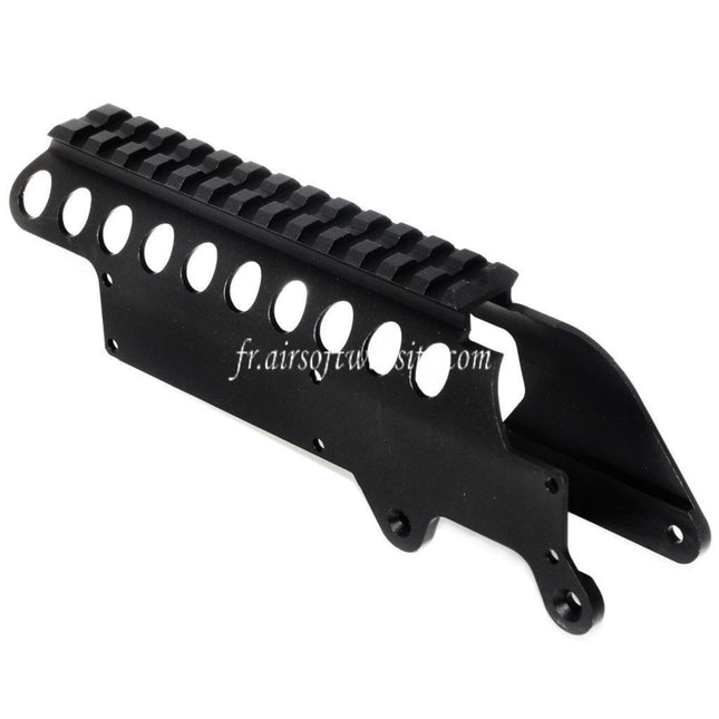 Golden Eagle Top Rail Montage Convient pour Golden Eagle Tokyo Marui M870 Gaz Pump Action Shotgun Airsoft Noir