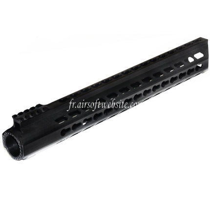 Golden Eagle 390mm Aluminum Free Float Keymod RAS Rail de Garde-Main Convient pour Golden Eagle 3202 M200 Sniper Fusil Airsoft Noir
