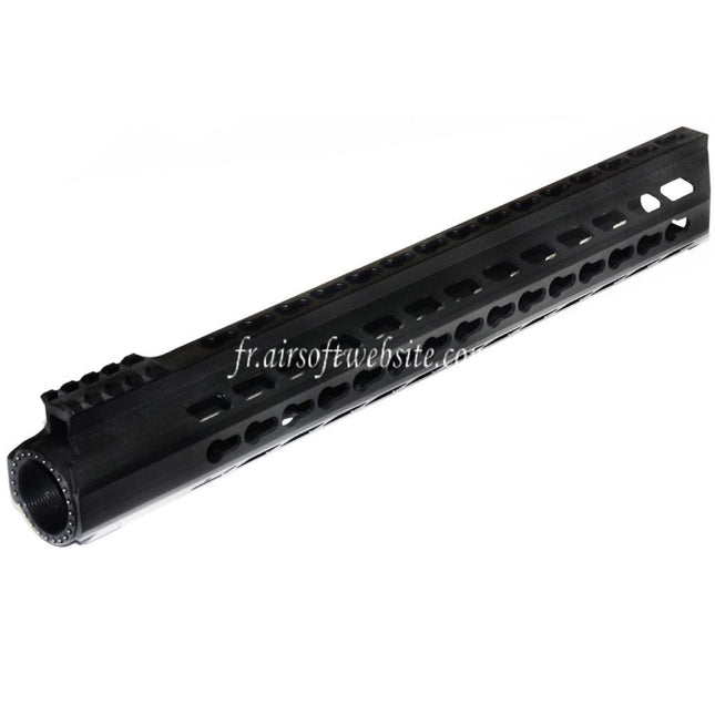 Golden Eagle 390mm Aluminum Free Float Keymod RAS Rail de Garde-Main Convient pour Golden Eagle 3202 M200 Sniper Fusil Airsoft Noir