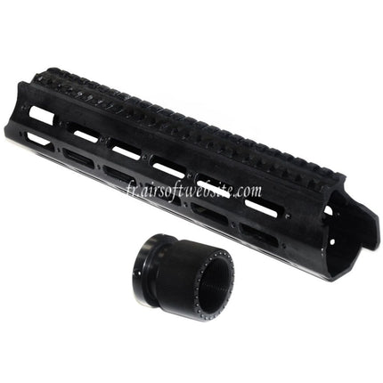 Golden Eagle 290mm Aluminum Free Float M-LOK RAS Rail de Garde-Main Convient pour Golden Eagle 3203 M200 Sniper Fusil Airsoft Noir