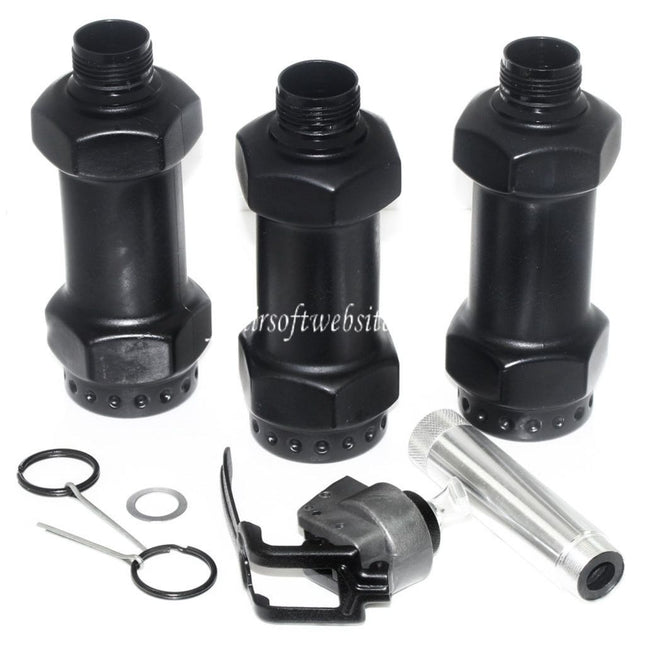 APS HAKKOTSU 3pièces Thunder B Co2 Grenade Sonore Haltère Cartouche avec Core