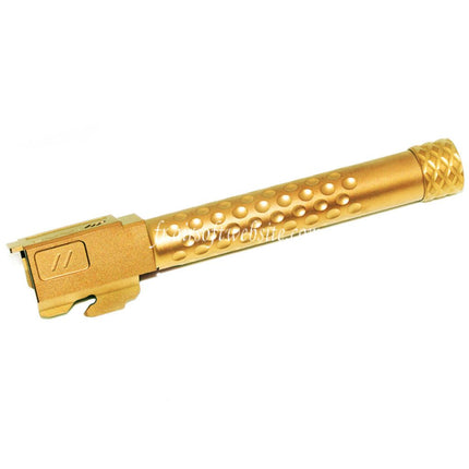 PTS Licensed ZEV Outer Barrel & Laylax Nine Ball 6.00mm Inner Barrel Set Suitable for ISSC M22 EMG SAI BLU Lonewolf ZEV G&P P80 AW WE Tokyo Marui G17 Series GBB Airsoft Pistol